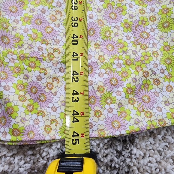 Zara Retro Flower Floral Slip Strappy Midi Dress Size Medium - Picture 4 of 8